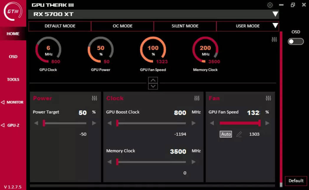 显卡超频GPU Tweak III v2.0.8.5-聚合项目网