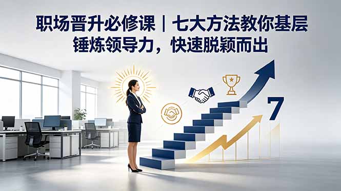 付费文章：职场晋升必修课｜七大方法教你基层锤炼领导力，快速脱颖而出-聚合项目网