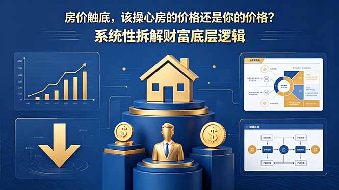 付费文章：房价触底，该操心房的价格还是你的价格？系统性拆解财富底层逻辑-聚合项目网
