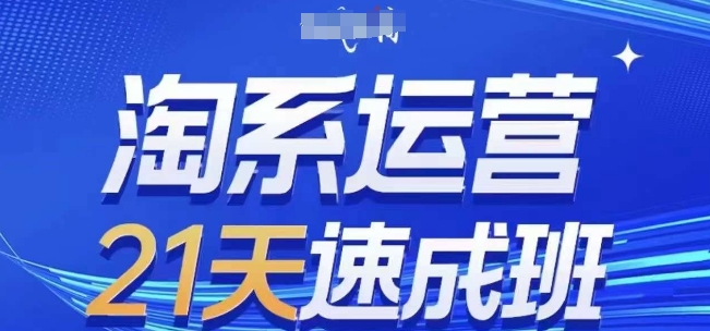 淘系运营21天速成班，0基础轻松搞定淘系运营，不做假把式，快速复制落地(更新26年4月)-聚合项目网
