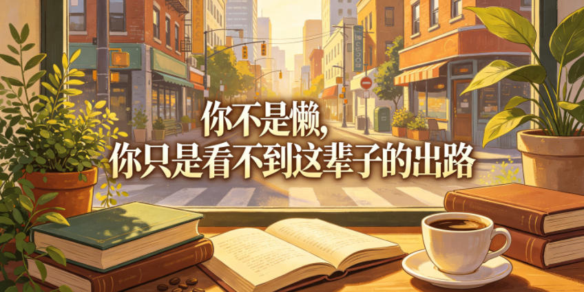 付费文章：你不是懒，你只是看不到这辈子的出路-聚合项目网