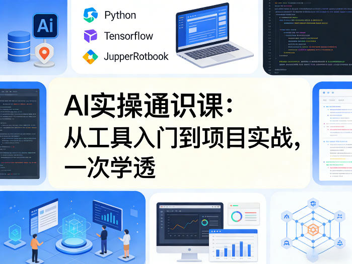 AI实操通识课，从工具入门到项目实战，一次学透-聚合项目网