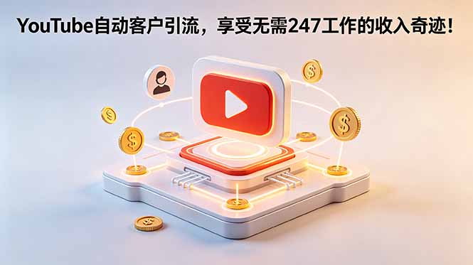 YouTube 自动客户引流，享受无需 247 工作的收入奇迹！【原创双语字幕】-聚合项目网