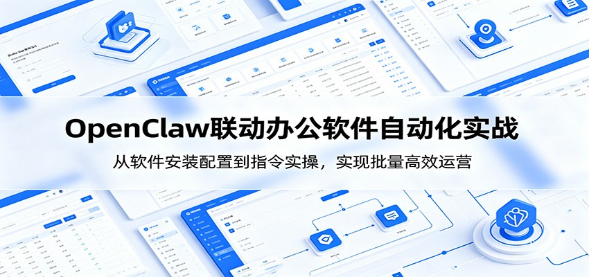 OpenClaw自动化实操课：从软件安装配置到指令实操，实现批量高效运营-聚合项目网