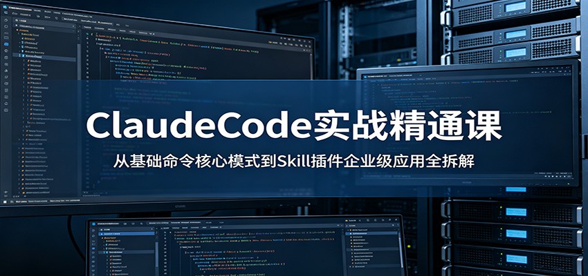 ClaudeCode实战精通课:从基础命令核心模式到Skill插件企业级应用全拆解-聚合项目网