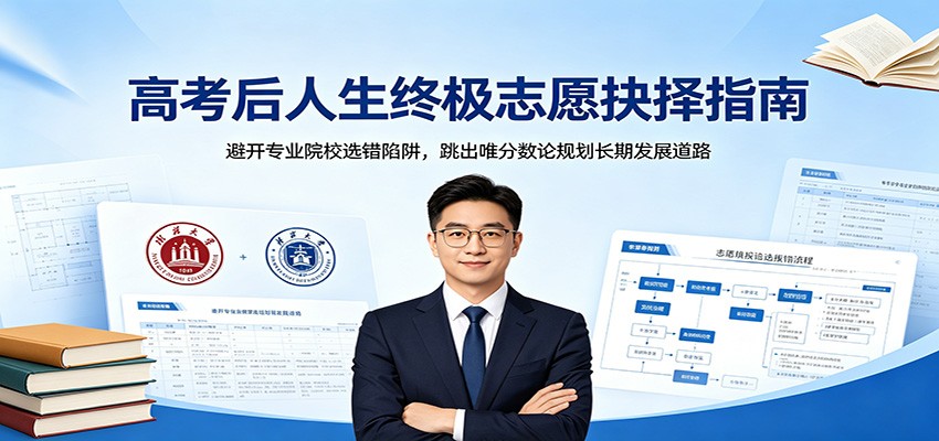 高考后人生终极志愿抉择指南:避开专业院校选错陷阱,跳出唯分数论规划长期发展道路-聚合项目网