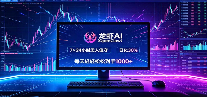 龙虾AI(OpenClaw)全自动挂机，智能操控电脑高效执行任务，每天轻松到手四位数-聚合项目网