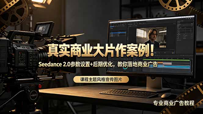 真实商业大片作案例！Seedance 2.0参数设置+后期优化，教你落地商业广告-聚合项目网
