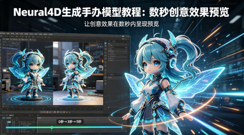 Neural4D生成手办模型教程，让创意效果在数秒内呈现预览-聚合项目网