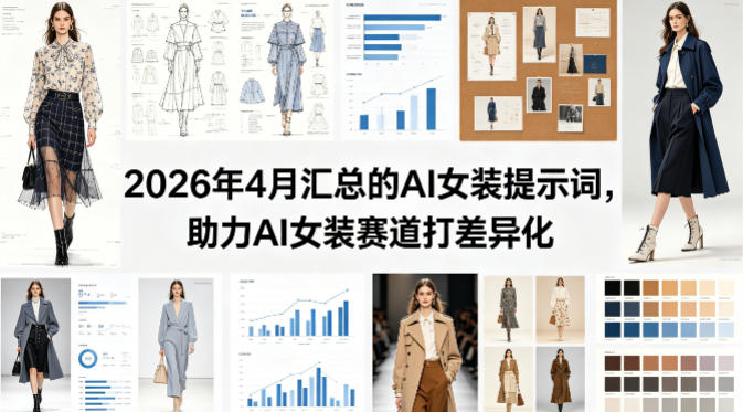 2026年4月汇总的AI女装提示词，助力AI女装赛道打差异化-聚合项目网
