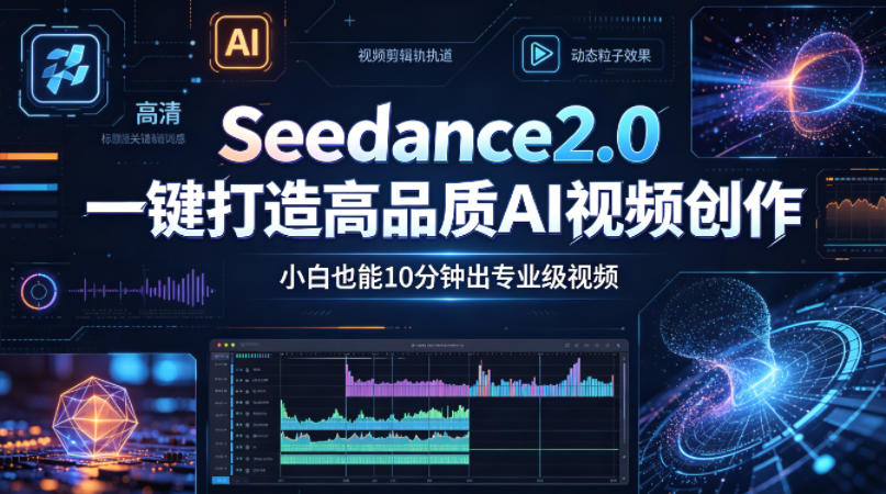 Seedance2.0一键打造高品质AI视频创作，小白也能10分钟出专业级视频-聚合项目网