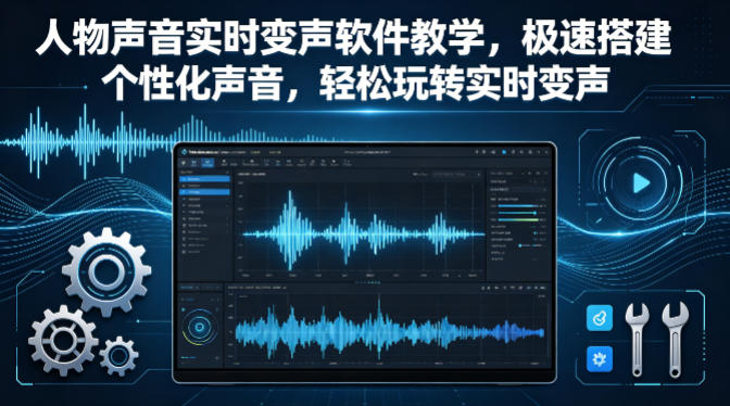 人物声音实时变声软件教学，极速搭建个性化声音，轻松玩转实时变声-聚合项目网