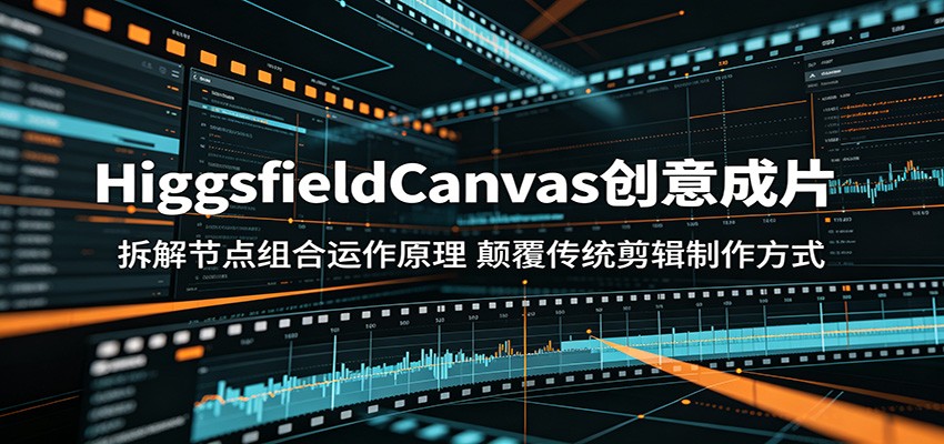 HiggsfieldCanvas创意成片：拆解节点组合运作原理，颠覆传统剪辑制作方式-聚合项目网