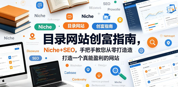 目录网站创富指南，Niche+SEO，手把手教您从零打造打造一个真能盈利的网站【原创双语字幕】-聚合项目网