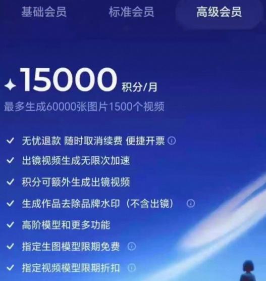 撸即梦积分技术，499充值得15000积分技术，效果自测，不保证百分百-聚合项目网