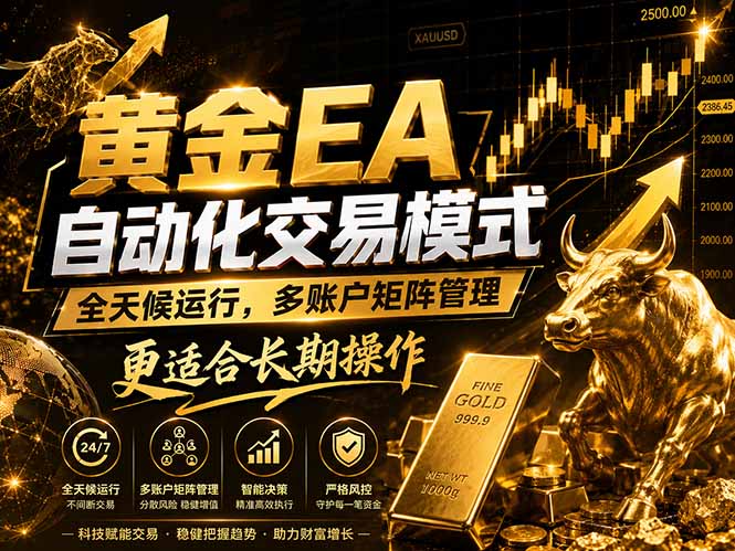 黄金EA量化：多窗口矩阵稳定运行，系统自动执行，收益空间持续放大-聚合项目网