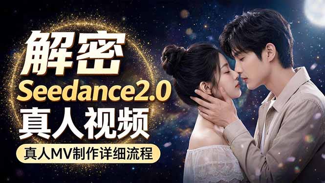 Seedance 2.0电影级真人 MV全流程拆解：提示词、运镜、粒子特效，手把手实操-聚合项目网
