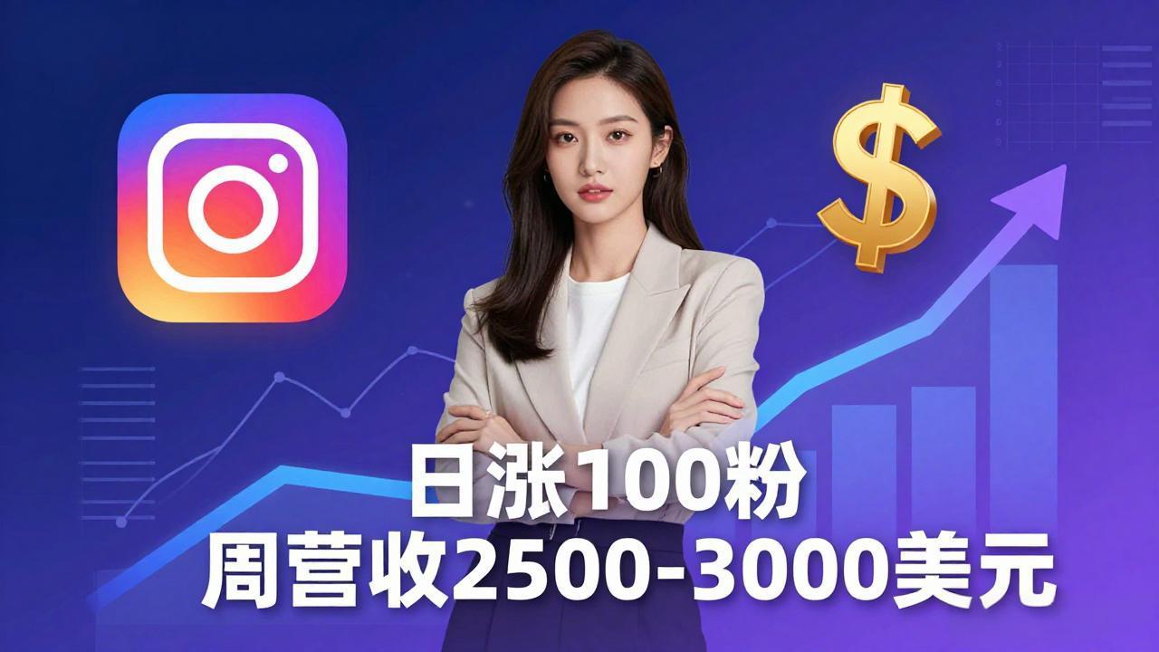 想做数字产品？Sheri亲授：日涨100粉、每周2500至3000美元的营收，Instagram躺着赚-聚合项目网