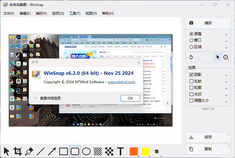 截图神器 WinSnap v6.2.4.0绿色版-聚合项目网