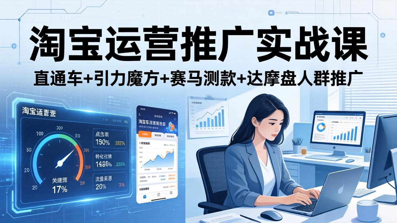 淘宝运营推广实战课(更新26年4月-聚合项目网