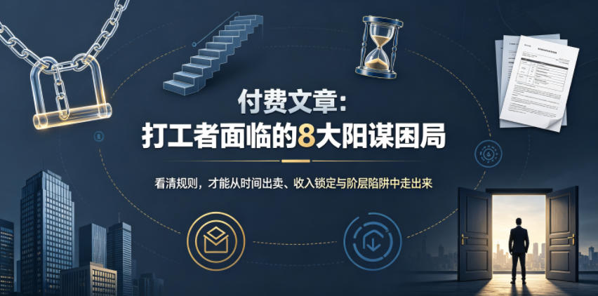 付费文章：打工者面临的8大阳谋困局-聚合项目网