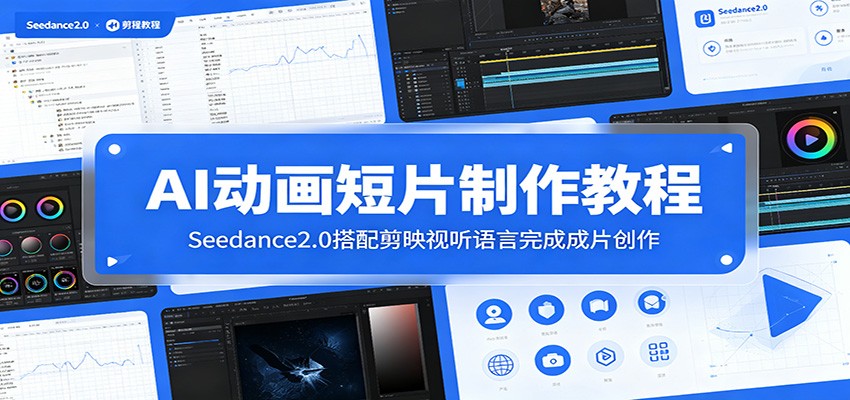 AI动画短片制作教程：Seedance2.0搭配剪映视听语言完成成片创作-聚合项目网