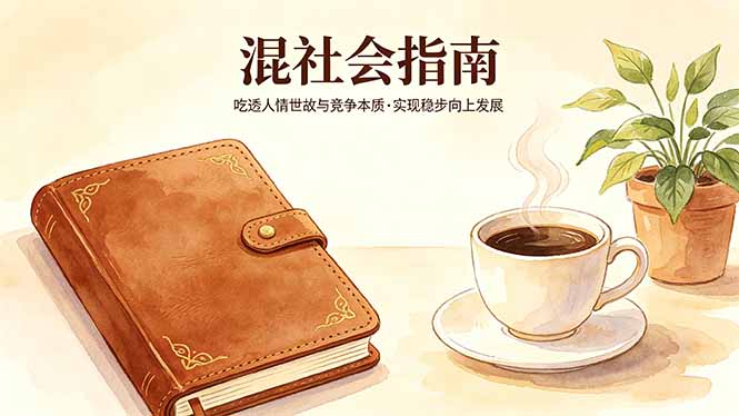 付费文章：混社会指南，吃透人情世故与竞争本质，实现稳步向上发展-聚合项目网
