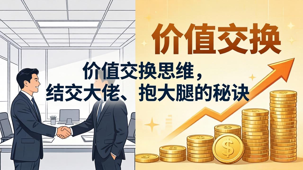 某付费文章：价值交换思维，结交大佬、抱大腿的秘诀-聚合项目网